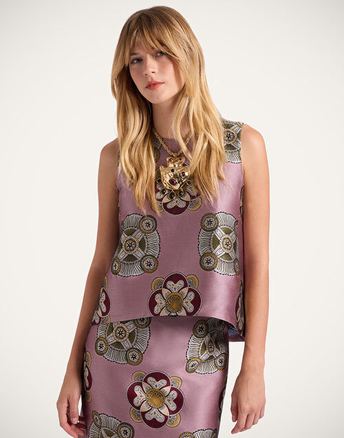 La DoubleJ La Scala Top Nucleus Dusty Pink TOP0016JCQ114NUC03PI10