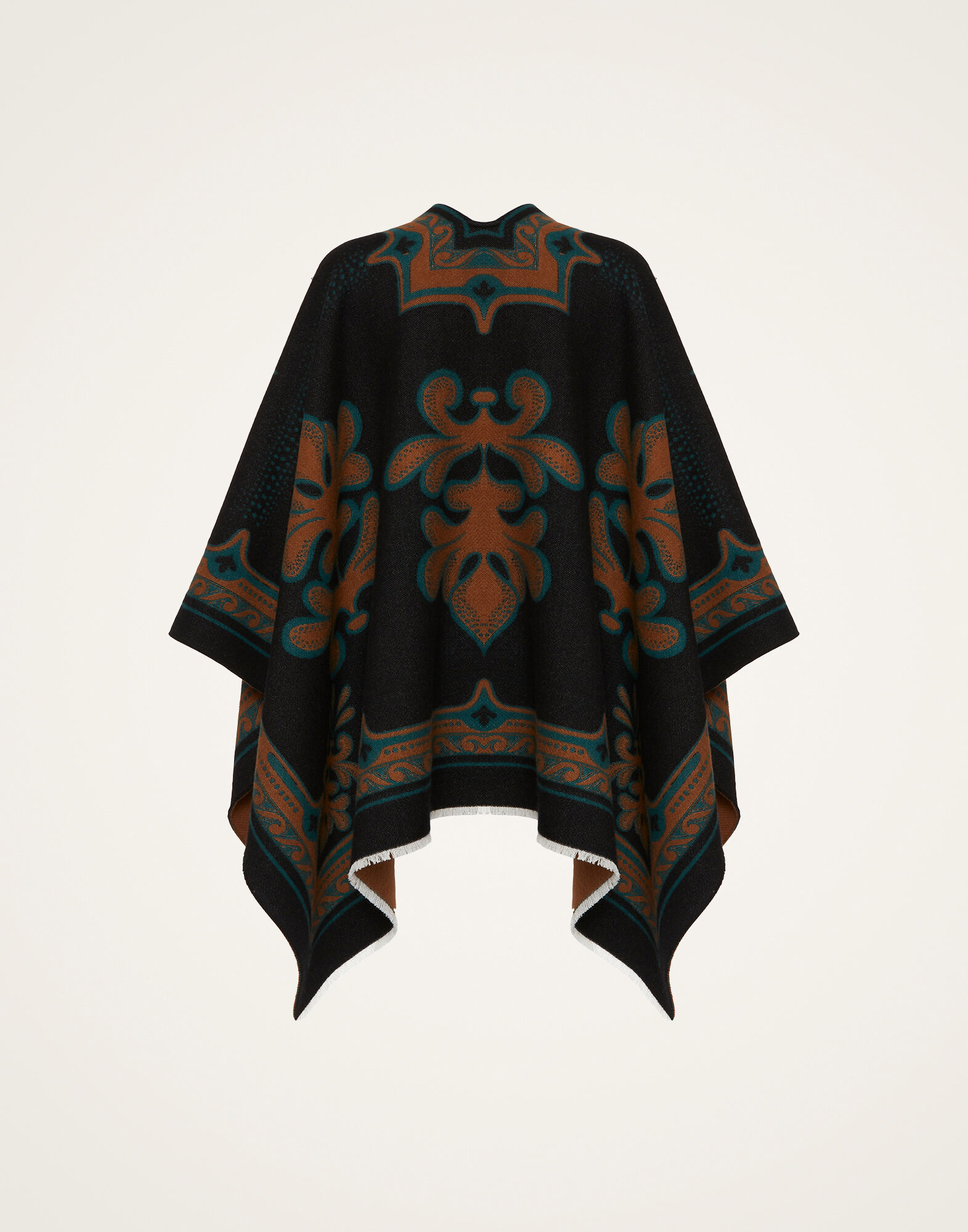 La DoubleJ Poncho Herald Black SCA0059WOL025VA325BL01