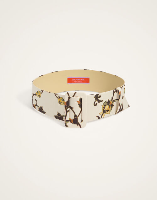 La DoubleJ Medium Belt Buttercup Micro White BEL0007FOD001BTC02WH01