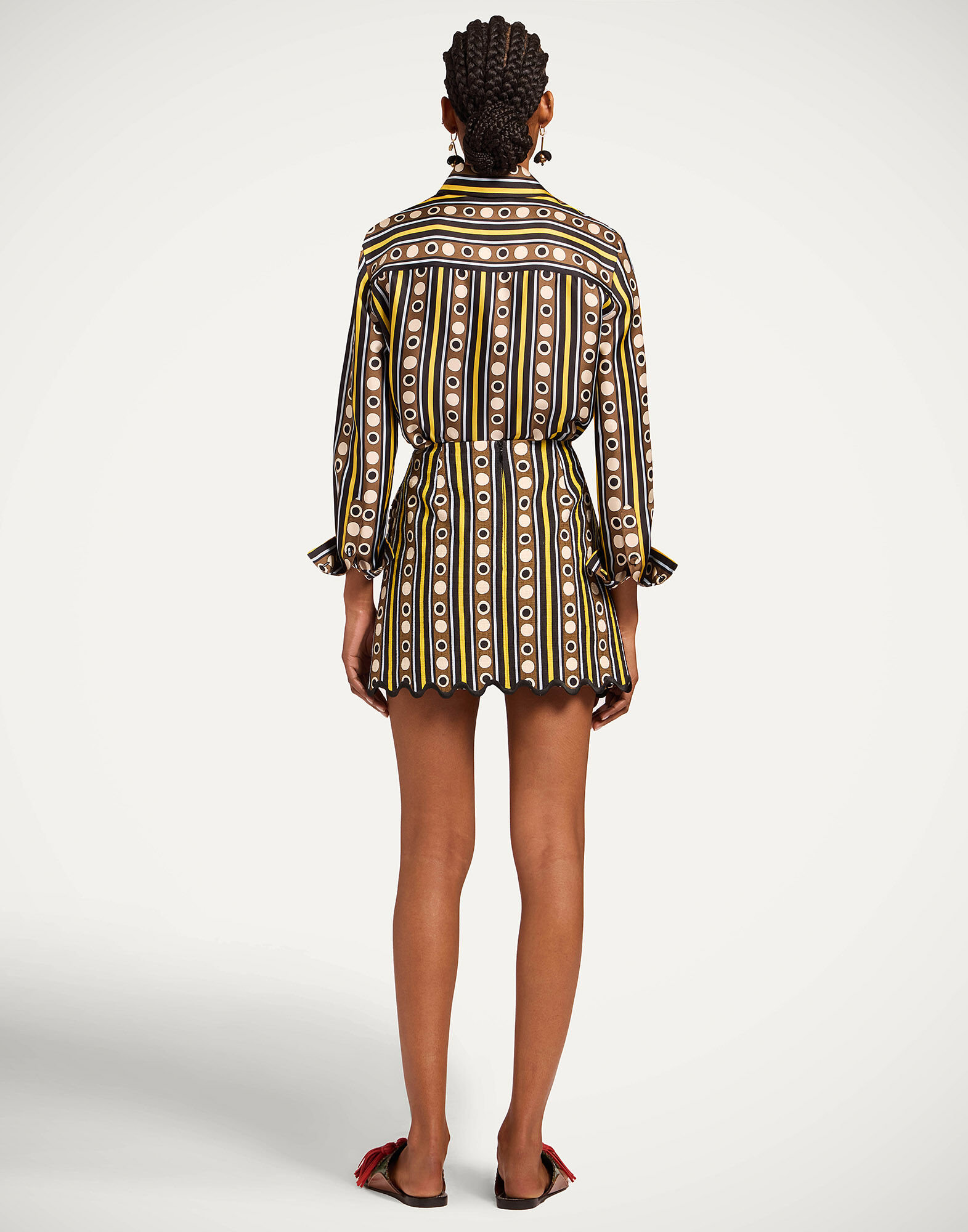 La DoubleJ Baia Mini Skirt Sanctuary Brown SKI0193COT005SAC01BR02