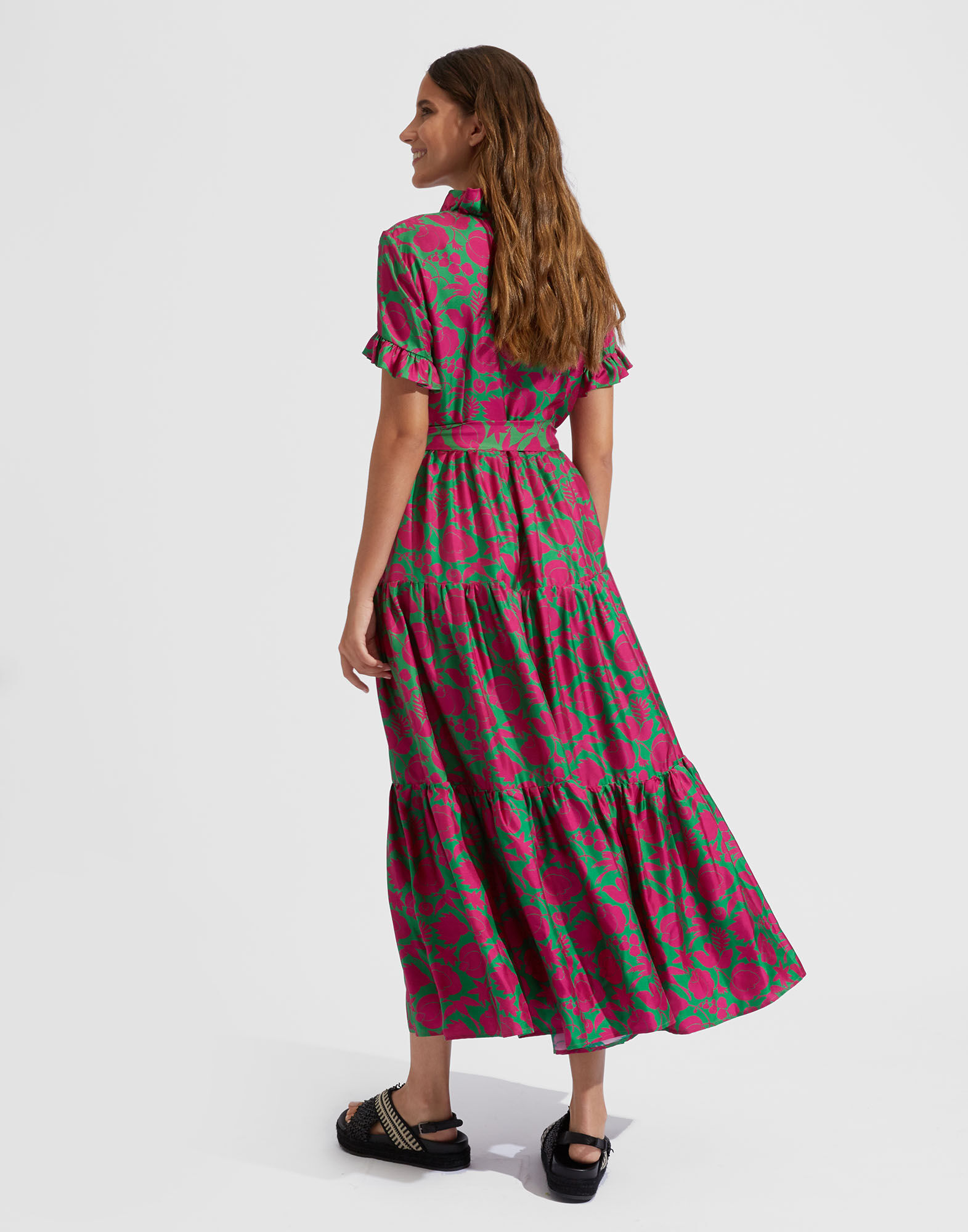 LaDoubleJ Long & Sassy Dress Ceramica DRE0017SIL001CER0002