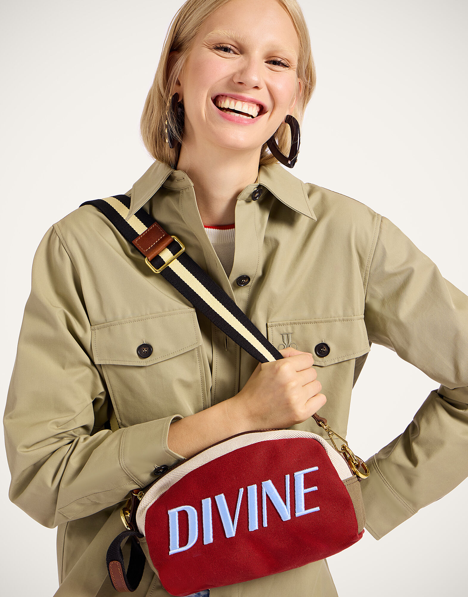 La DoubleJ Divine Beauty Bag Solid Bordeaux BAG0090COT079SOLIDRE02