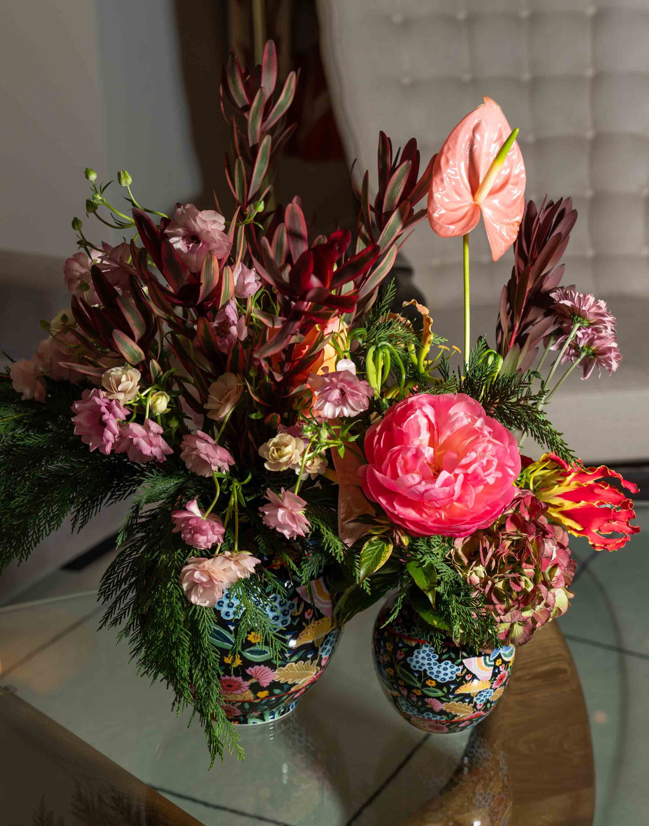 La DoubleJ Small Bubble Vase Colombo Black VAS0022CER001COL06BL01