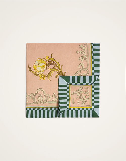 La DoubleJ Large Tablecloth Nymph Bloom Plac&eacute;e Blush TBC0018LIN008NYB02PI07