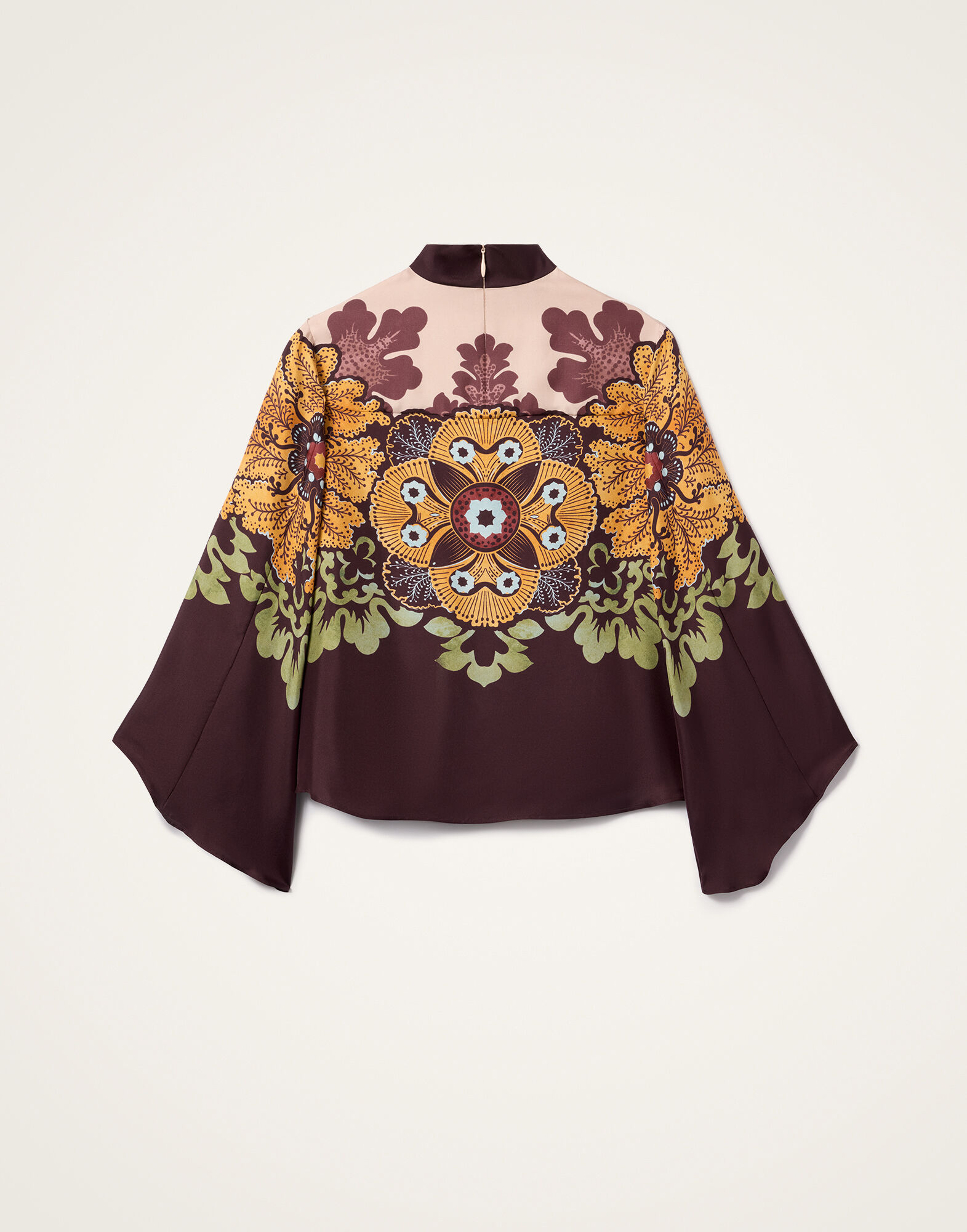 La DoubleJ Make An Exit Top Bounty Plac&eacute;e Burgundy TOP0117SIL017BOU01RE07