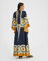 La DoubleJ Magnifico Dress Mudejar Plac&eacute;e Blue DRE0232SIL006MUD01BU03