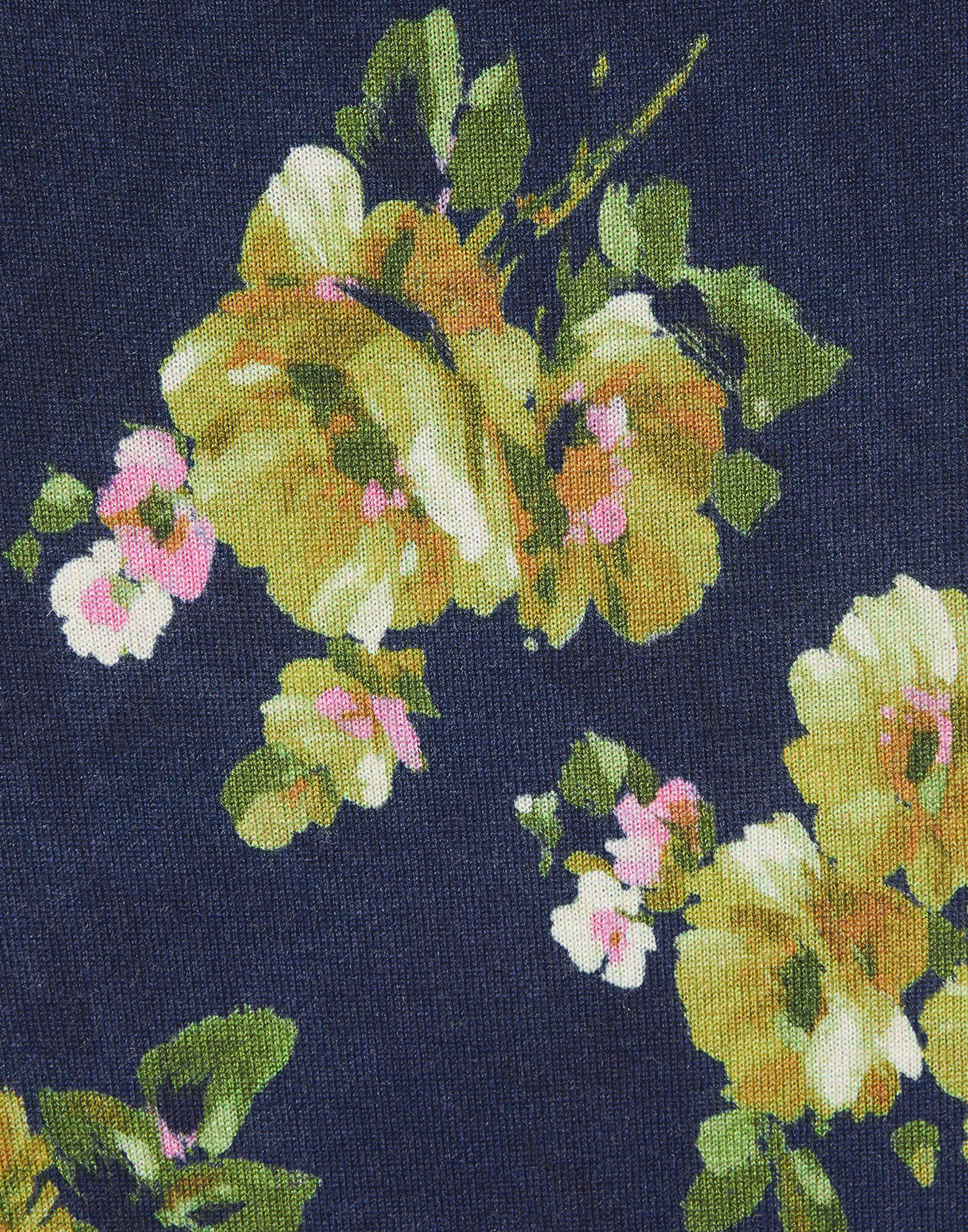 La DoubleJ Silky Crew Neck Riptide Midnight Blue PUL0305KNI172RIP01BU04