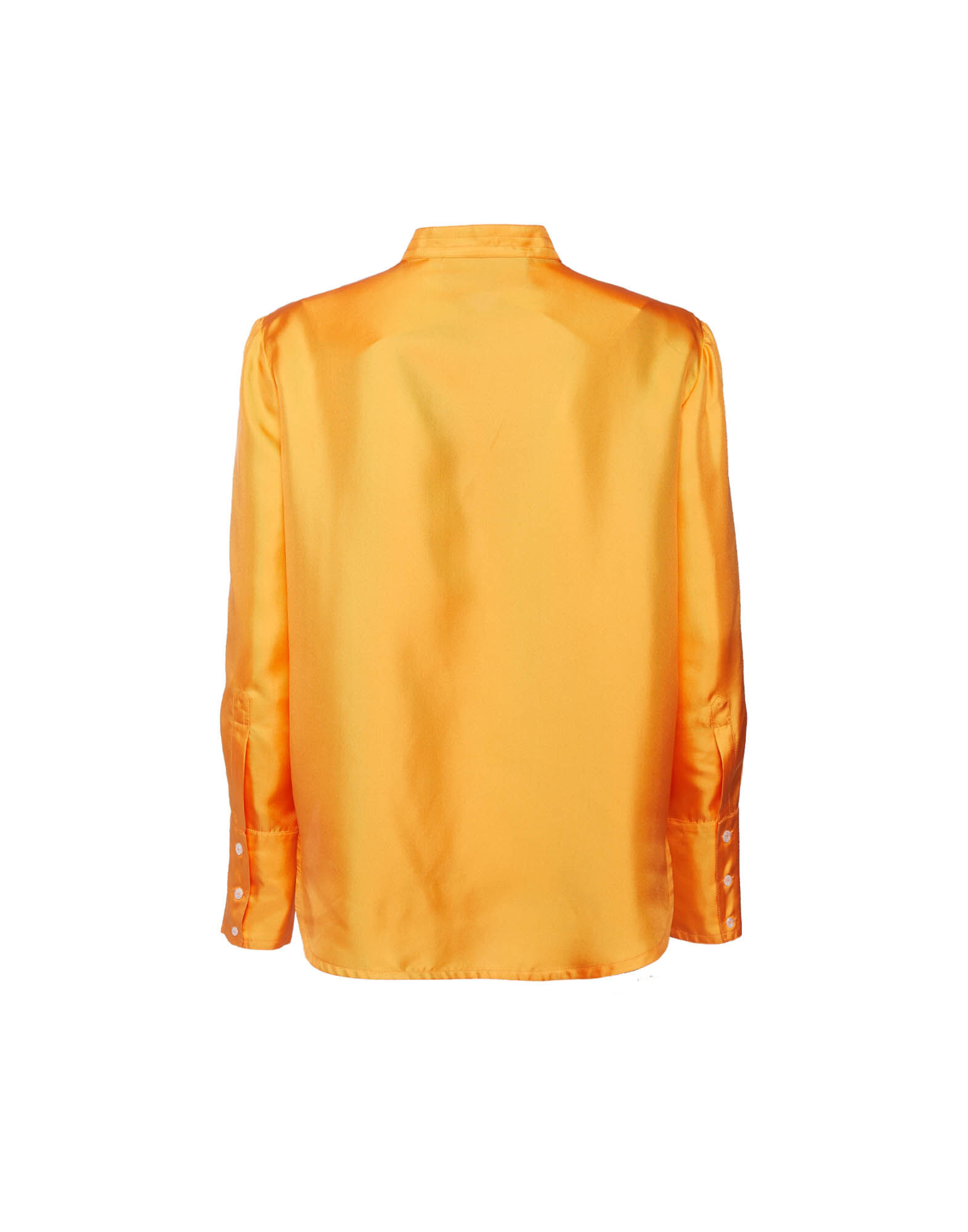 La DoubleJ Portofino Shirt Solid Orange SHI0046SIL001ORA0004