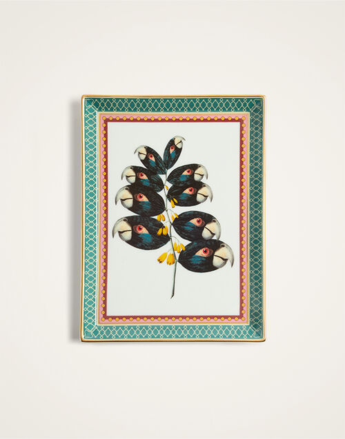 La DoubleJ Trinket Tray Parrotstem Forest Green TRI0008CER001PAS02GR15