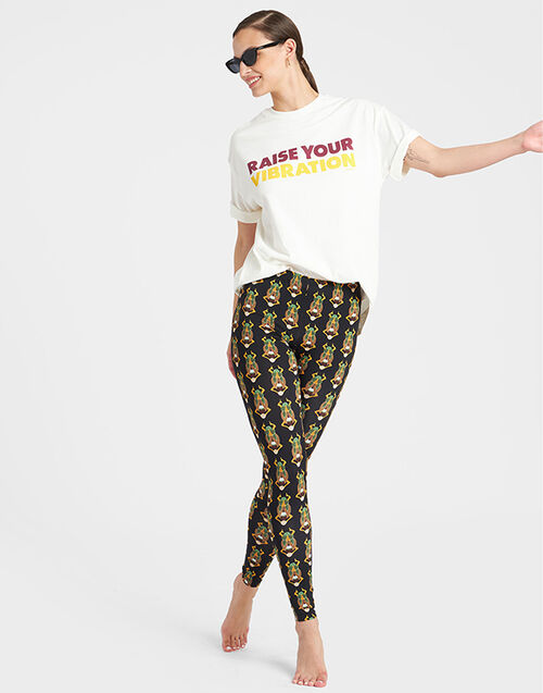 La DoubleJ Leggings Scarab Black TRO0013JER005SCA01BL01