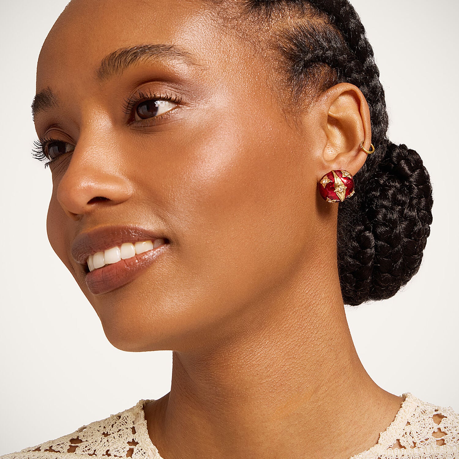 La Double J Lady Scarab Earrings