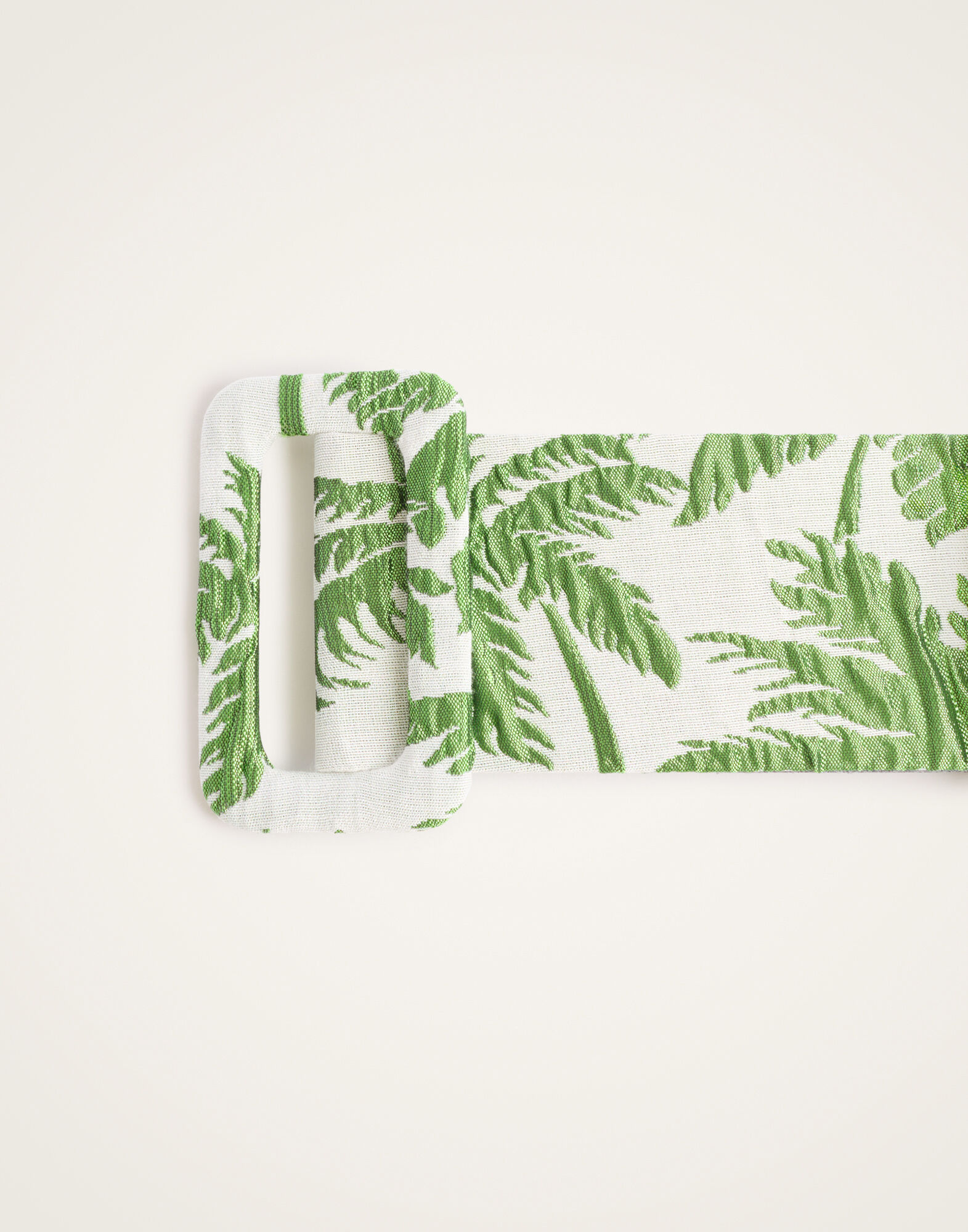 La DoubleJ Medium Belt Tropicana White BEL0007JCQ112TRC03WH01