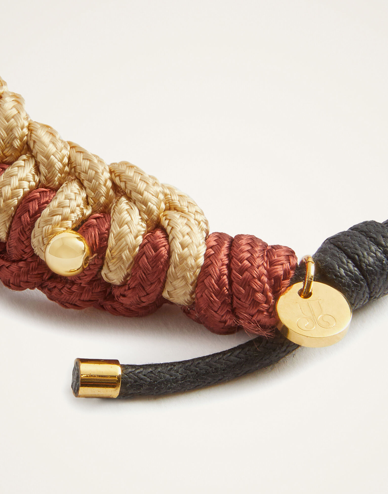 La DoubleJ Better Together Bracelet Bicolor Brown & Ivory BAC0011ROP001VA360BR02