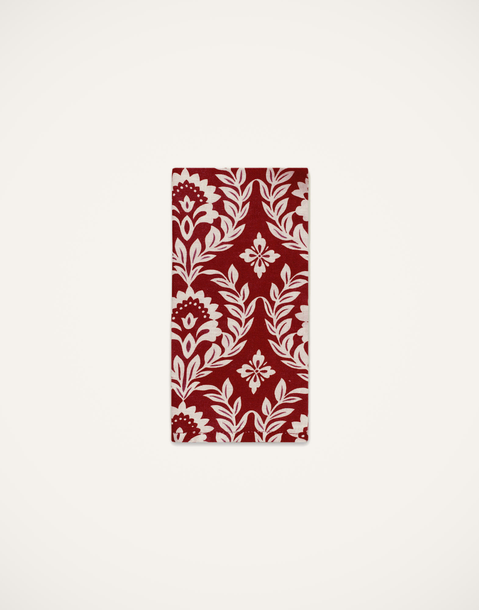La DoubleJ Large Napkins Set Of 2 Bordeaux Garland NAP0006LIN001GRL0012