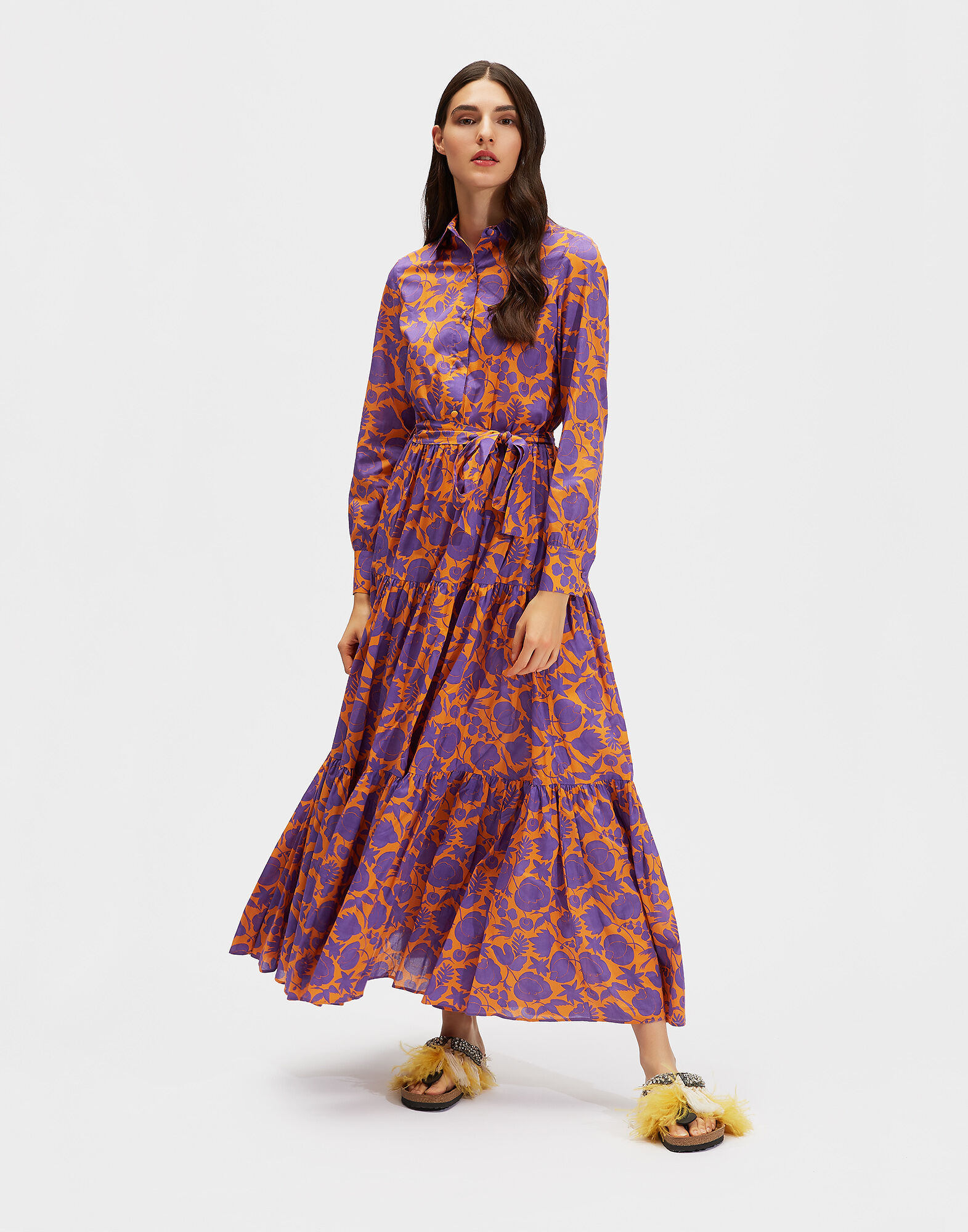 LaDoubleJ Bellini Dress Ceramica Arancio DRE0016COT003CER0003