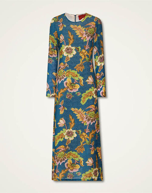 La DoubleJ Long Sleeve Swing Dress Lark Blue DRE0184DEV001LAR01BU05