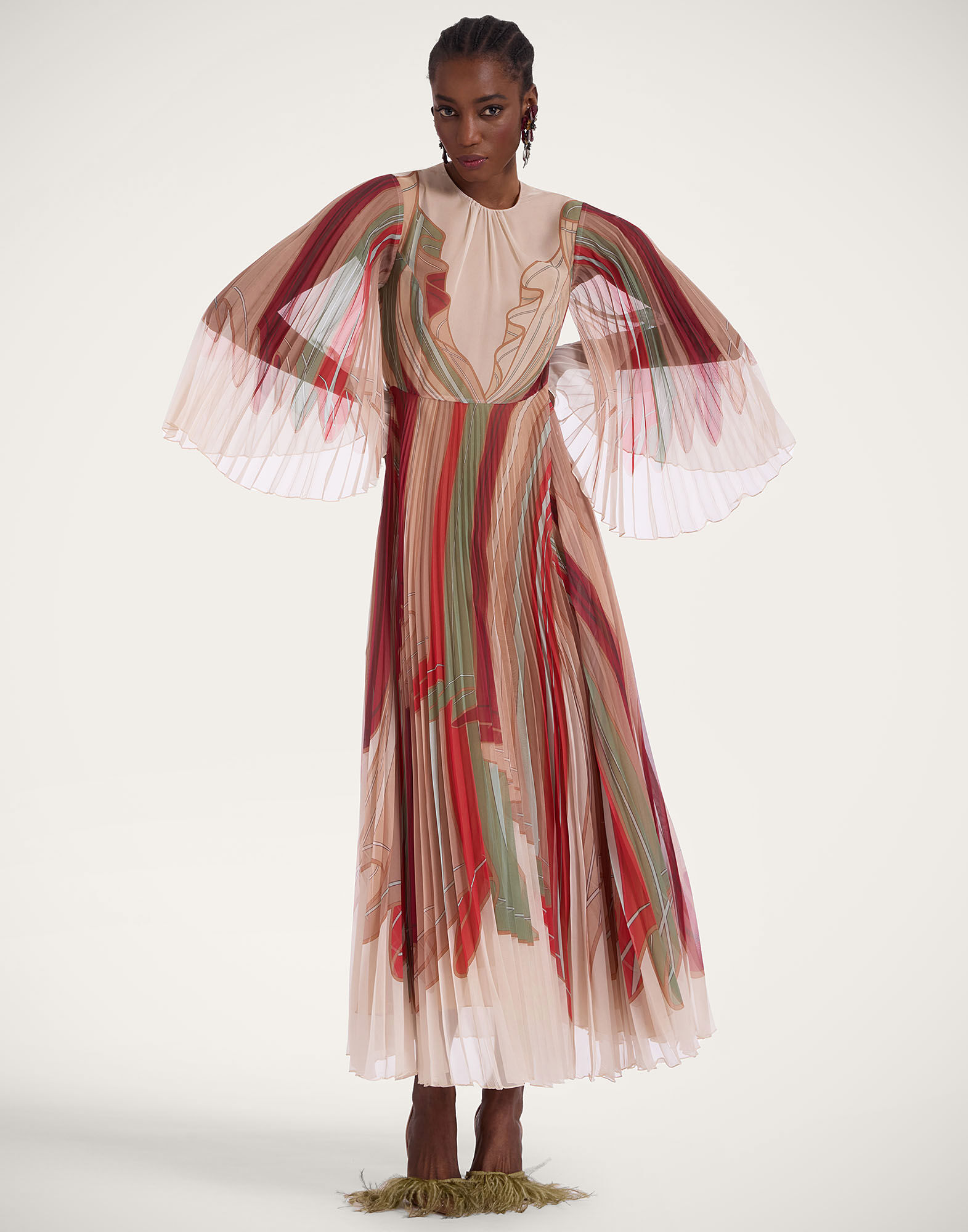 La DoubleJ The Angel Dress Twist Plac&eacute;e Multicolor DRE0805CHF004TWI01MU01