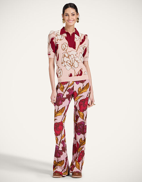 La DoubleJ Saturday Night Pants French Kiss Dusty Pink TRO0030SAB001FRK01PI10