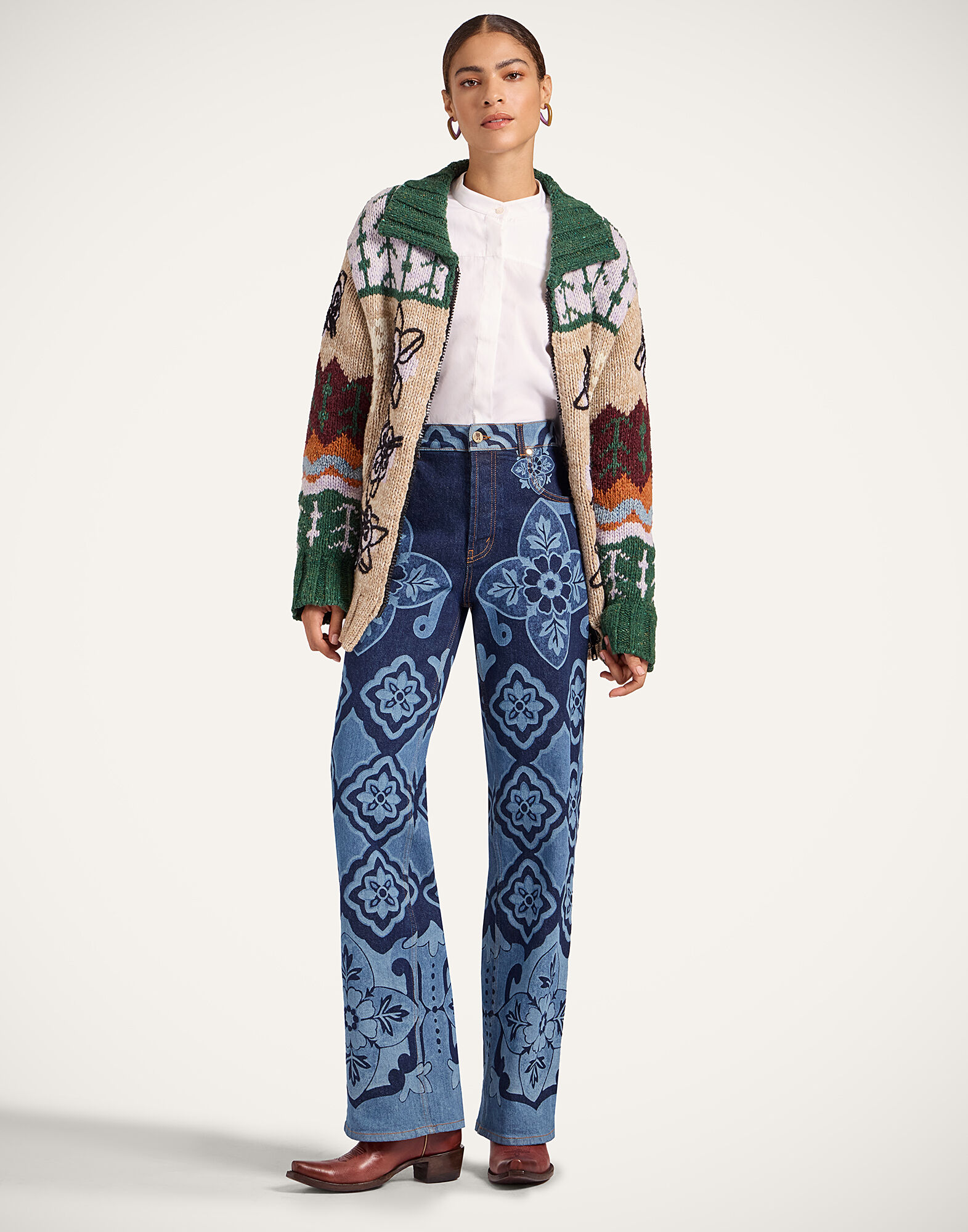 La DoubleJ Better Than Your Boyfriend Jeans Partenope Navy TRO0091DEN002PRT03BU06