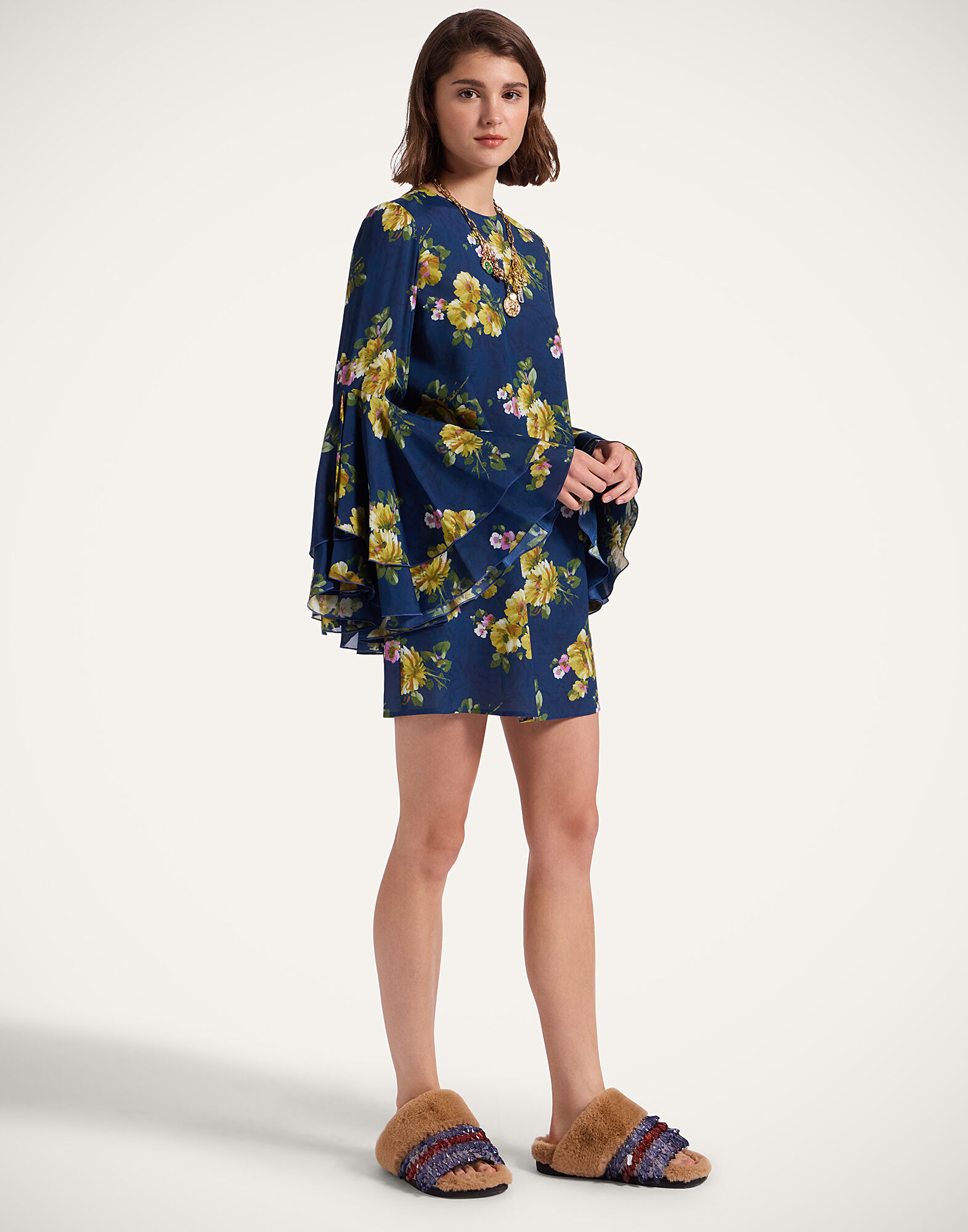 La DoubleJ Friday Dress Riptide Midnight Blue DRE0852VIS019RIP01BU04