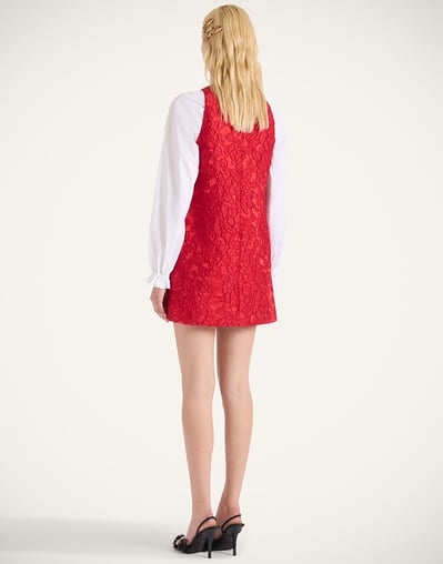 La Doublej Dresses Women - Racer Mini Dress Peony Red XL 97% Polyester 3% Polyamide La Doublej Dresses Women - Racer Mini Dress Peony Red XL 97% Polyester 3% Polyamide