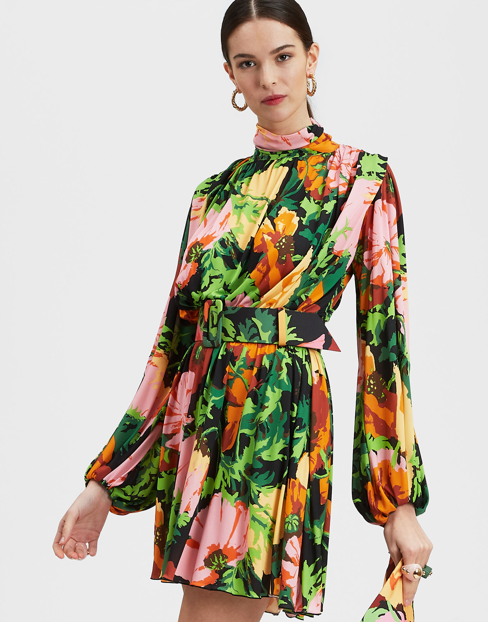 La DoubleJ Demeter Mini Dress Wonderland Black DRE0629JER036WON01BL01