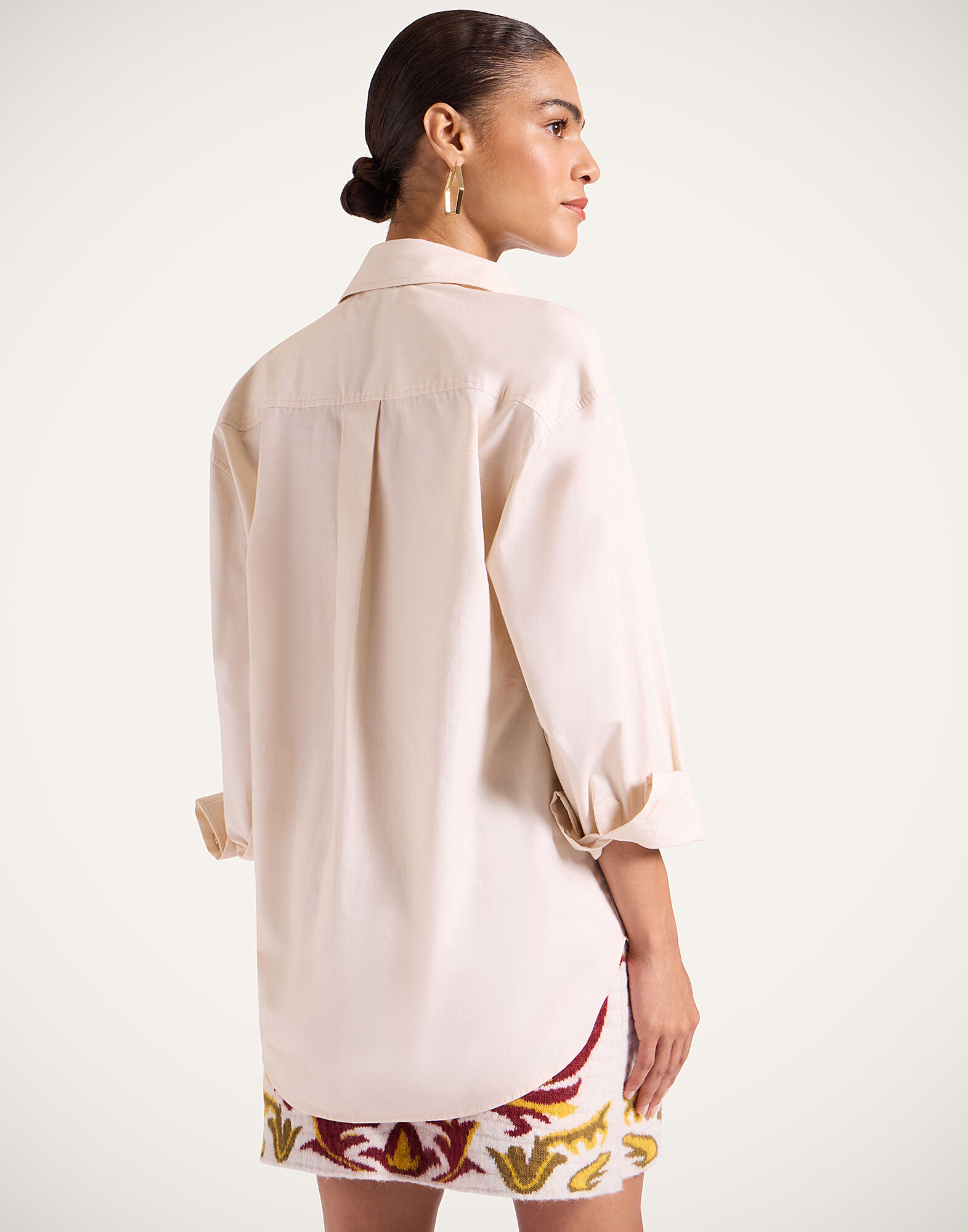 La DoubleJ Better Than Your Boyfriend's Shirt Solid Pale Pink SHI0148COT082NUC05PI02