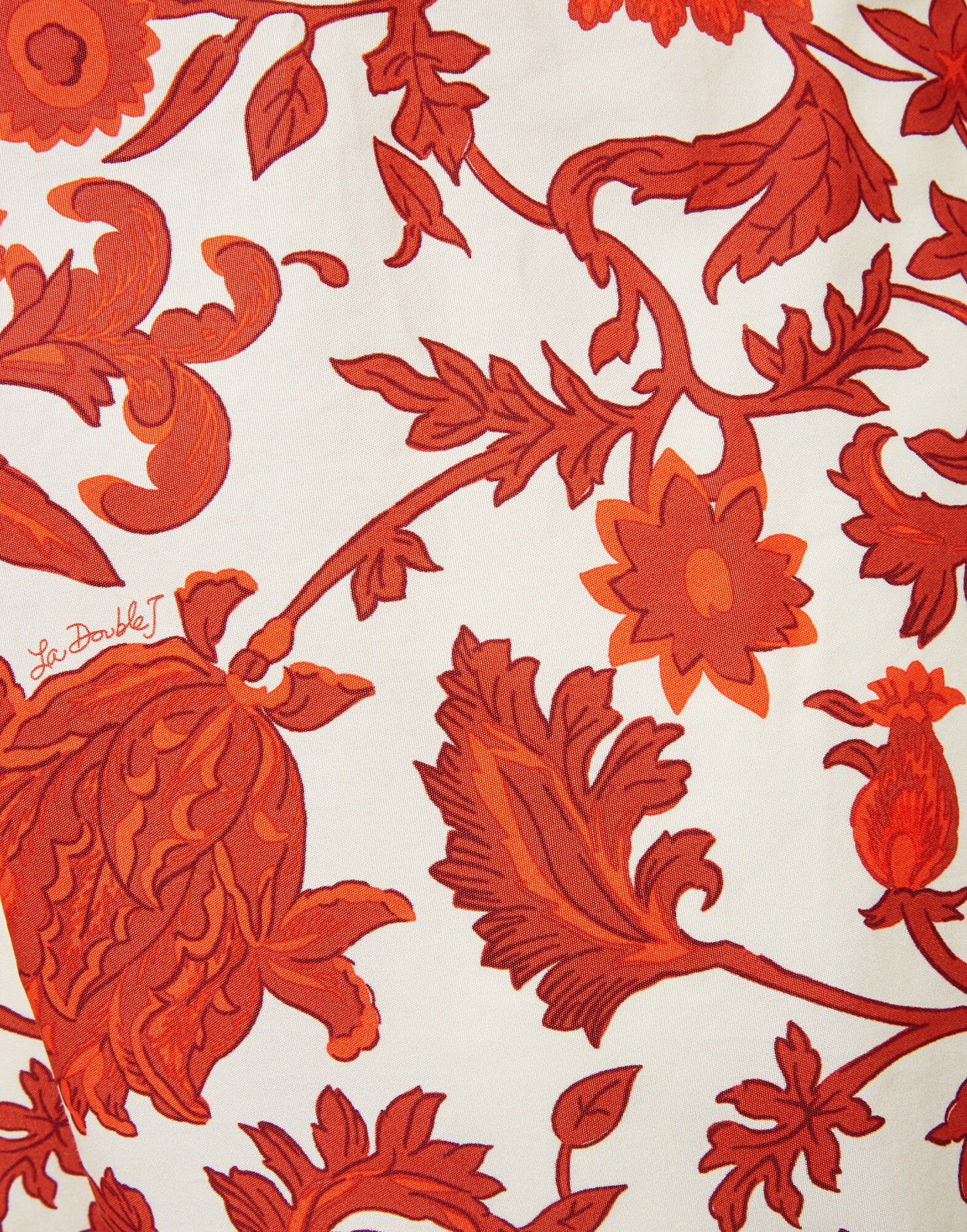 La DoubleJ Drawstring Pants Dragonflower Mini Red TRO0053COT039DRE02RE01