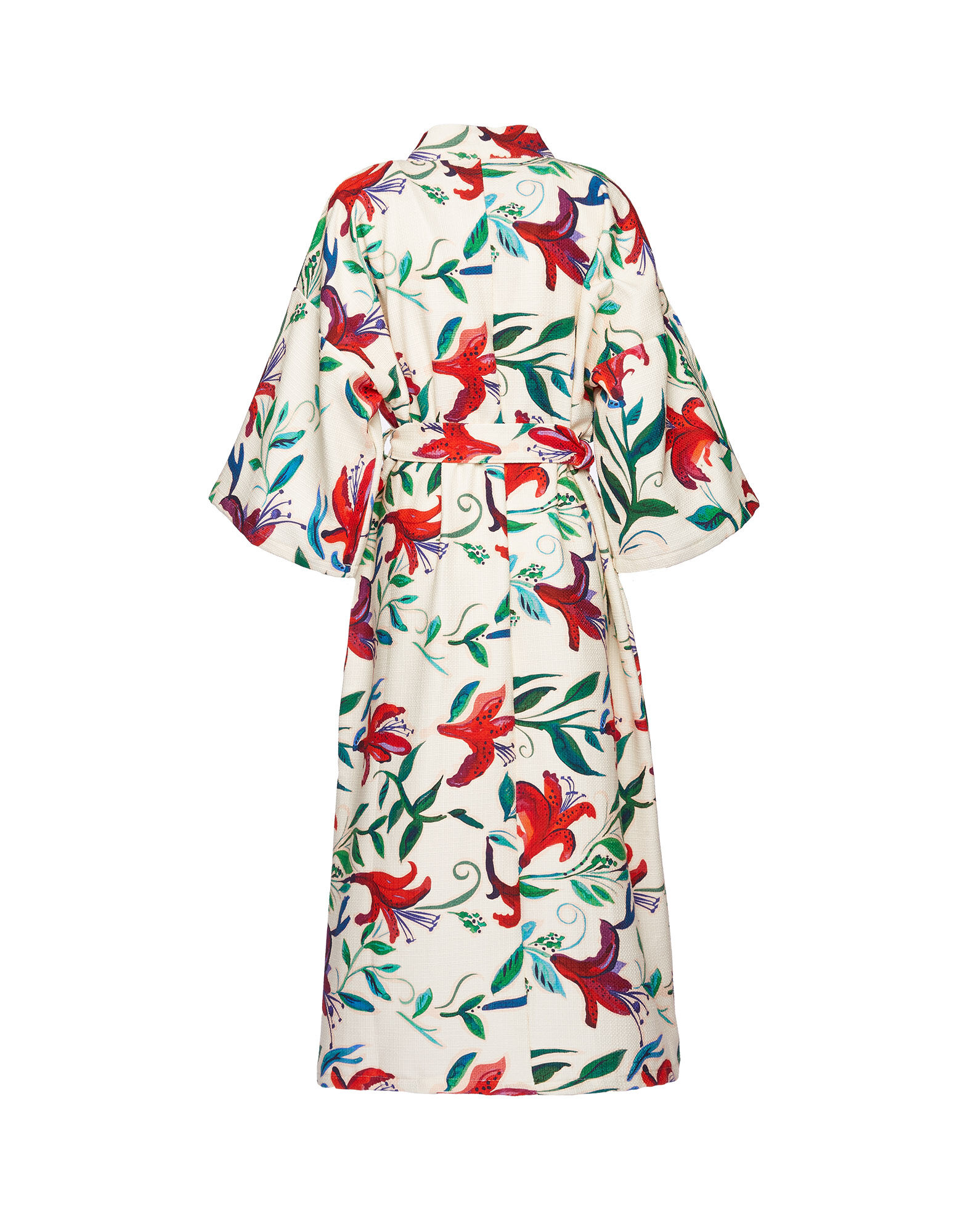 La DoubleJ Robe White Lily JAC0035COT024LIY0002