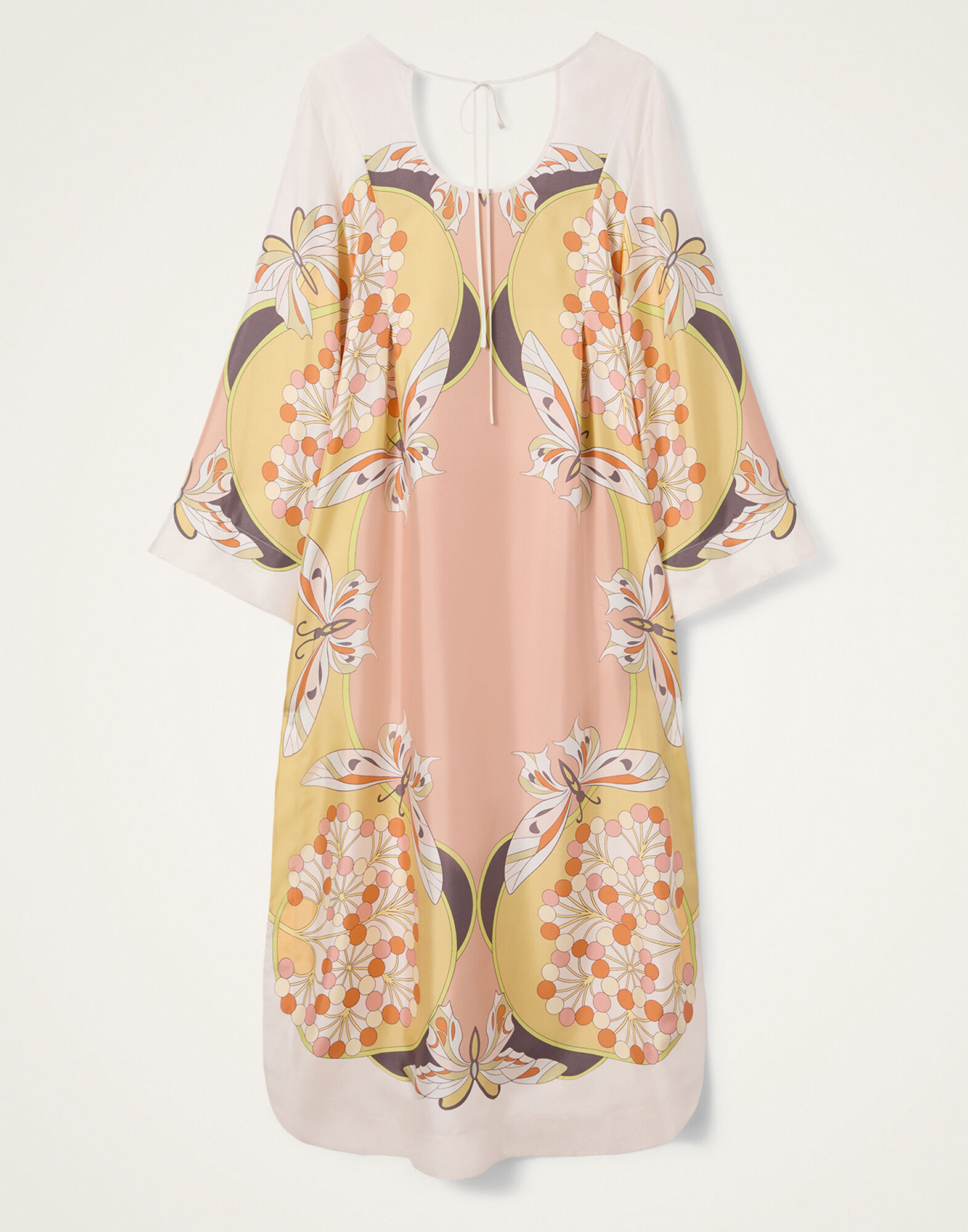 La DoubleJ Twin Flame Dress Florette Plac&eacute;e Pale Pink DRE1022SIL029FLO08PI02