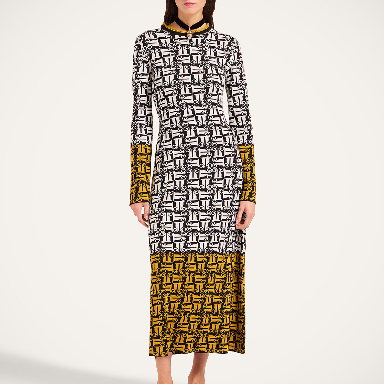 La Double J Knit Swing Dress
