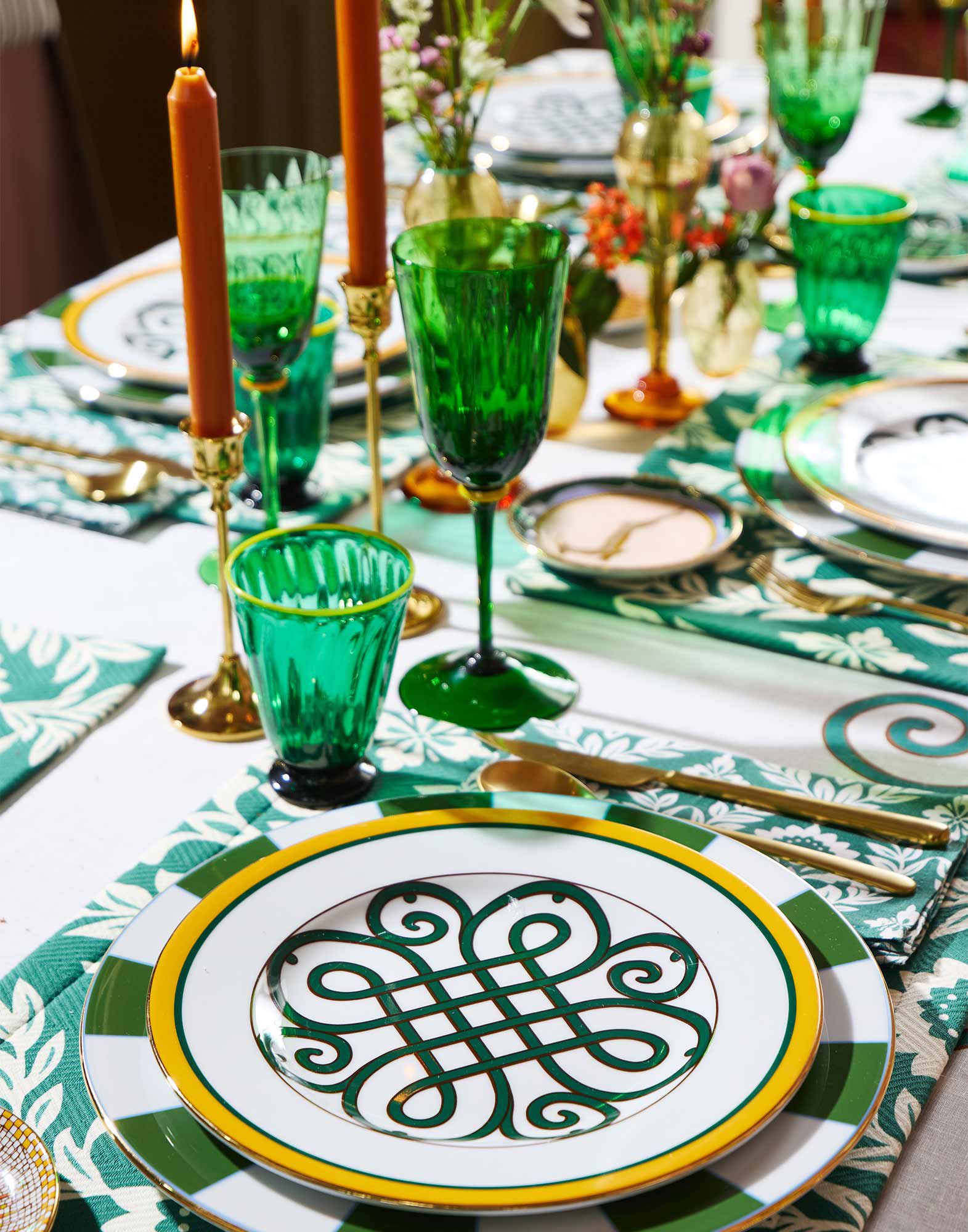 La DoubleJ Dinner Plates Set Of 2 Cortile DIS0075CER001CRL0001