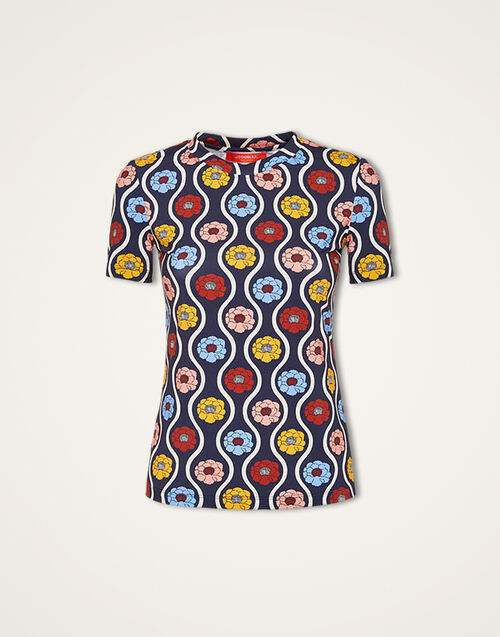 La DoubleJ Jazzercize T-Shirt Whitsun Mini Blue TSH0010JER005FSK02BU03