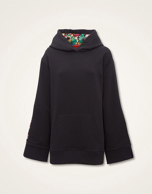 La DoubleJ Girlfriend Hoodie Solid Black SWE0012JER029BLA0009