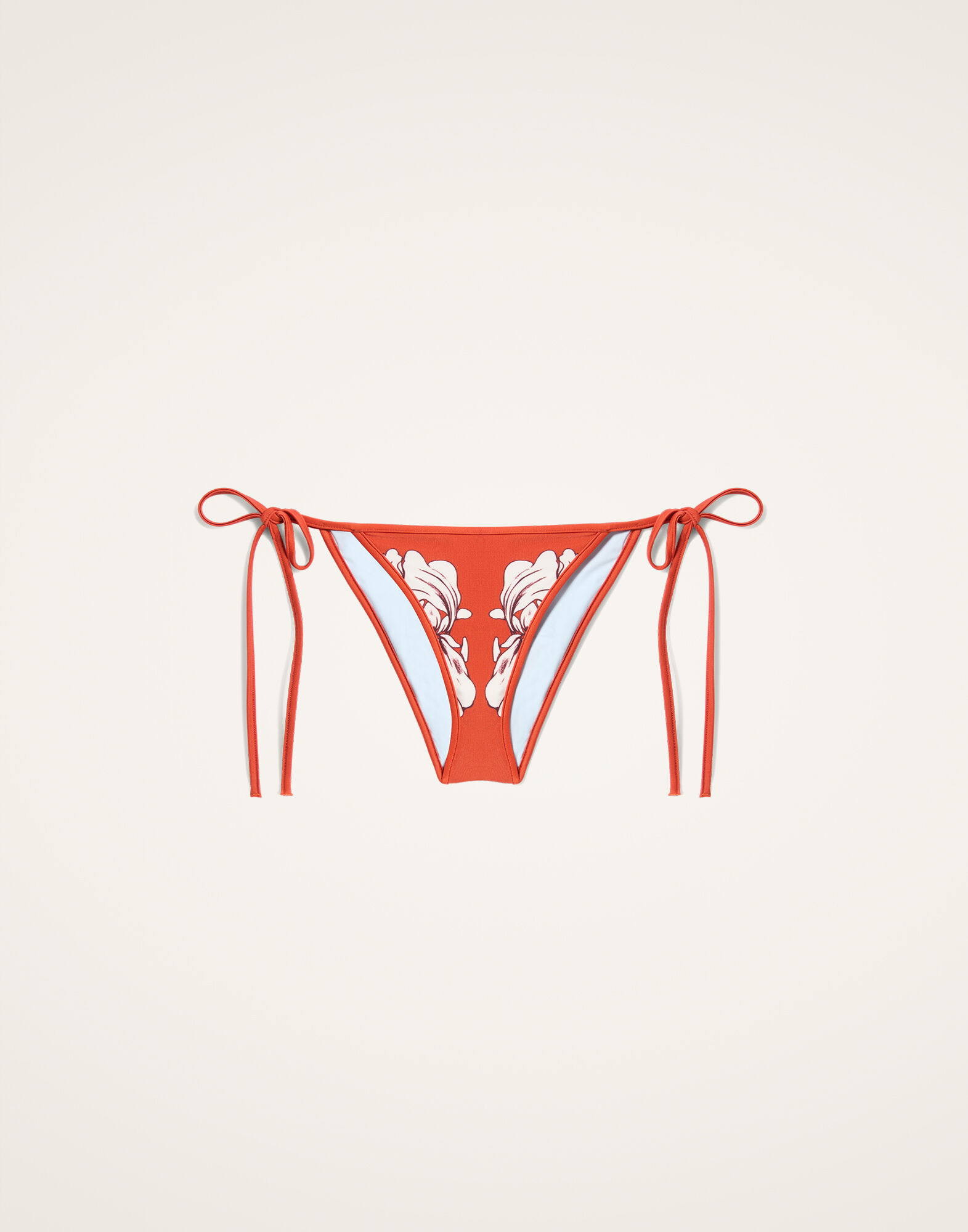 La DoubleJ String Bikini Bottom Iris Plac&eacute;e Dark Orange SWI0090LYC003IRS07OR03