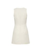 La DoubleJ TGIF Dress Embroidered Solid White DRE0461CAD001AVO0006