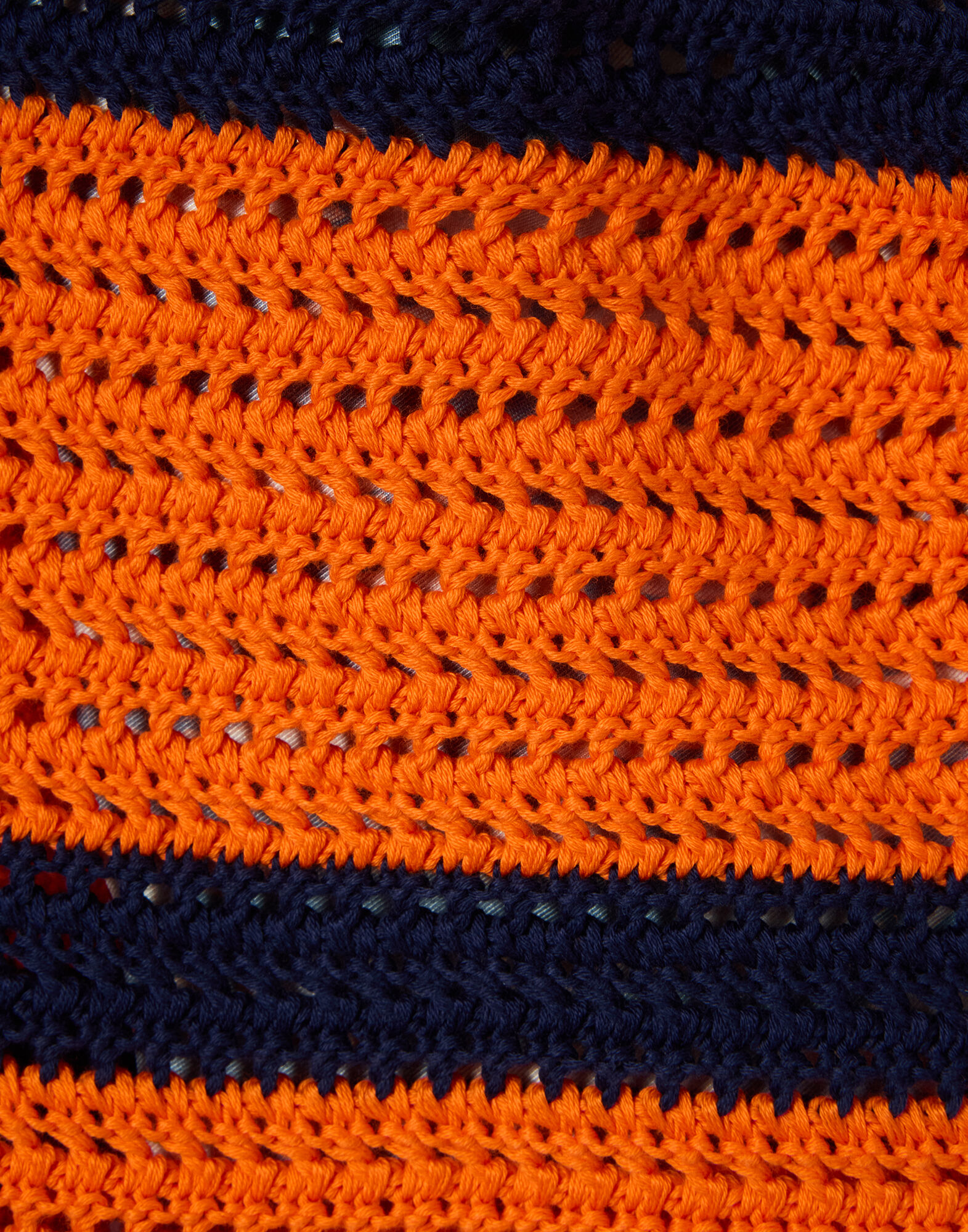 La DoubleJ Salt'N'Vinegar Shorts Bicolor Orange & Navy Blue TRO0130KNI115VA378OR02