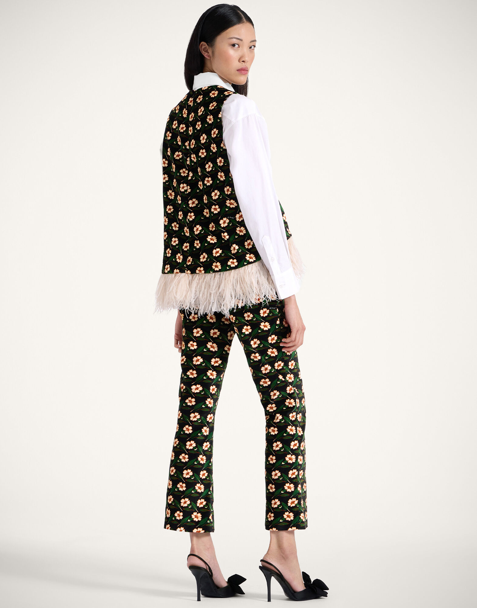 La DoubleJ 24/7 Pants Mayfair Black TRO0069VEL001MAY01BL01