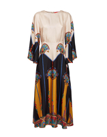 La DoubleJ Sorella Dress Aswan Plac&eacute;e Ivory DRE0179SIL001ASW01WH04