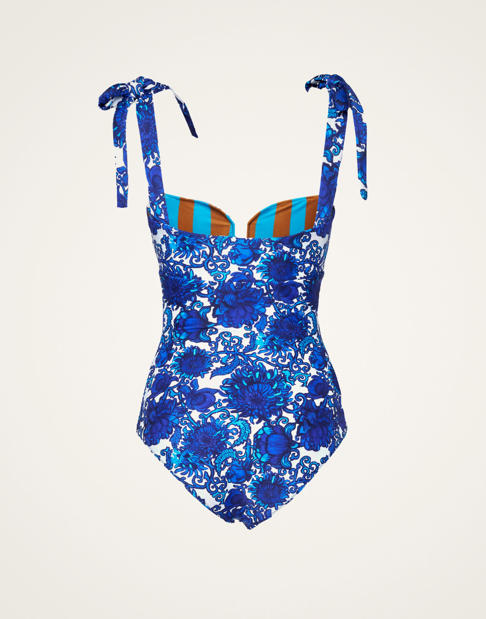 La DoubleJ Barbarella Swimsuit Anemone Small SWI0051LYC001ANE04BU03