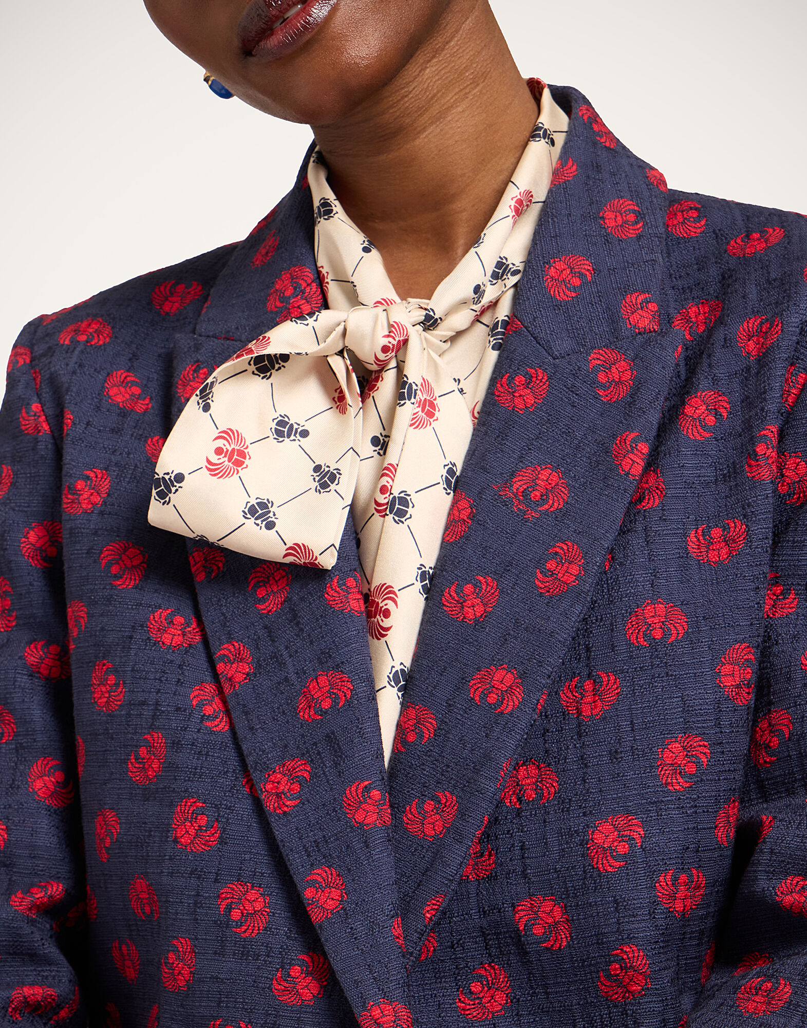 La DoubleJ Jagger Jacket Talismania Blue JAC0148COT005TAL01BU03