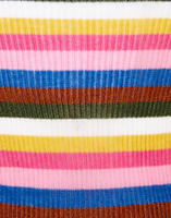 LaDoubleJ Flute Knit Top Multicolor Pink PUL0023KNI018VAR0033