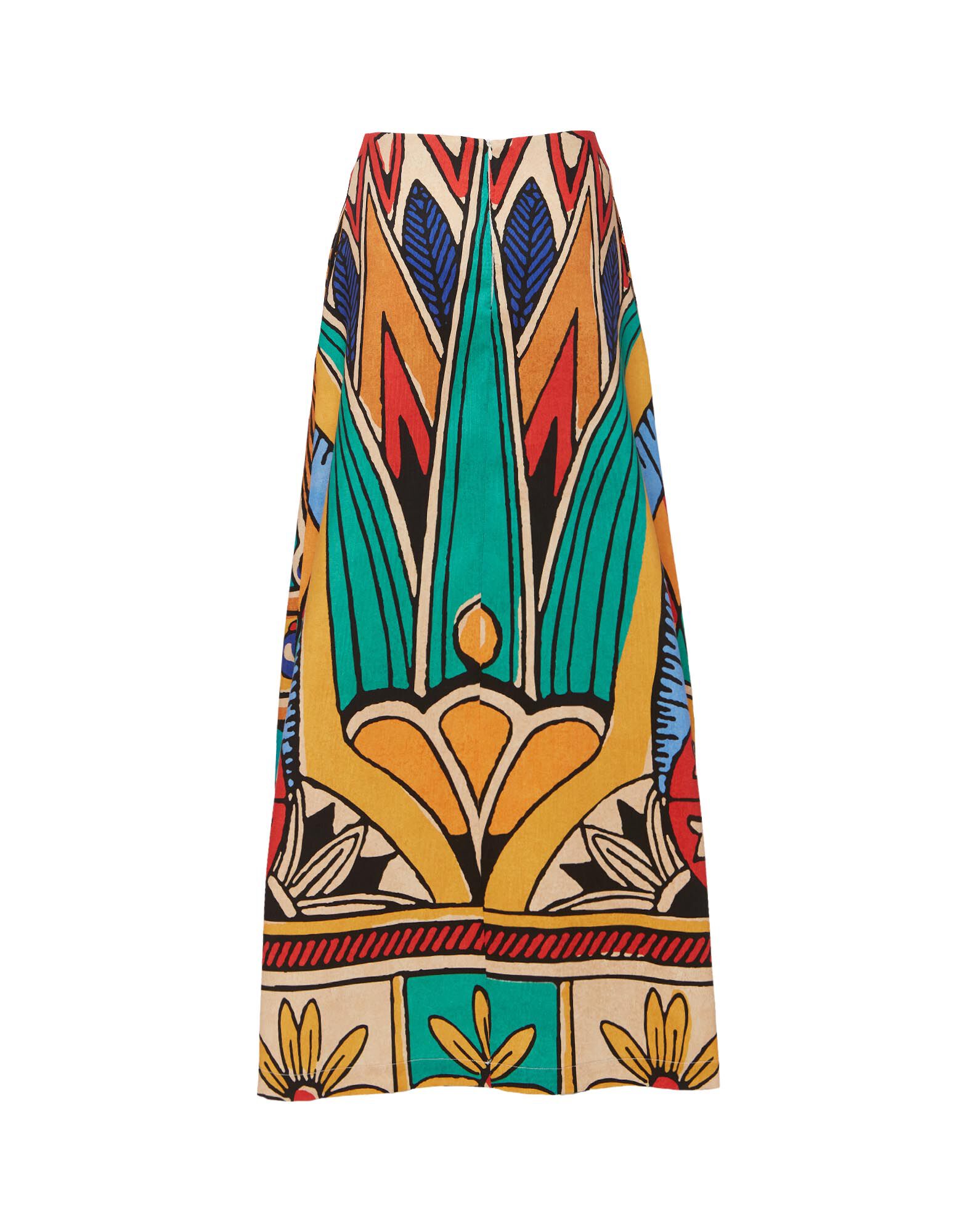 La DoubleJ A-Long Skirt Philae Plac&eacute;e SKI0018CAD001PHI01MU01