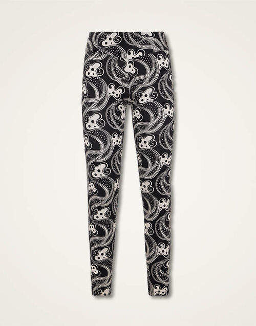La DoubleJ Magica Leggings Aperol Black & White TRO0144JER049APE01BL03