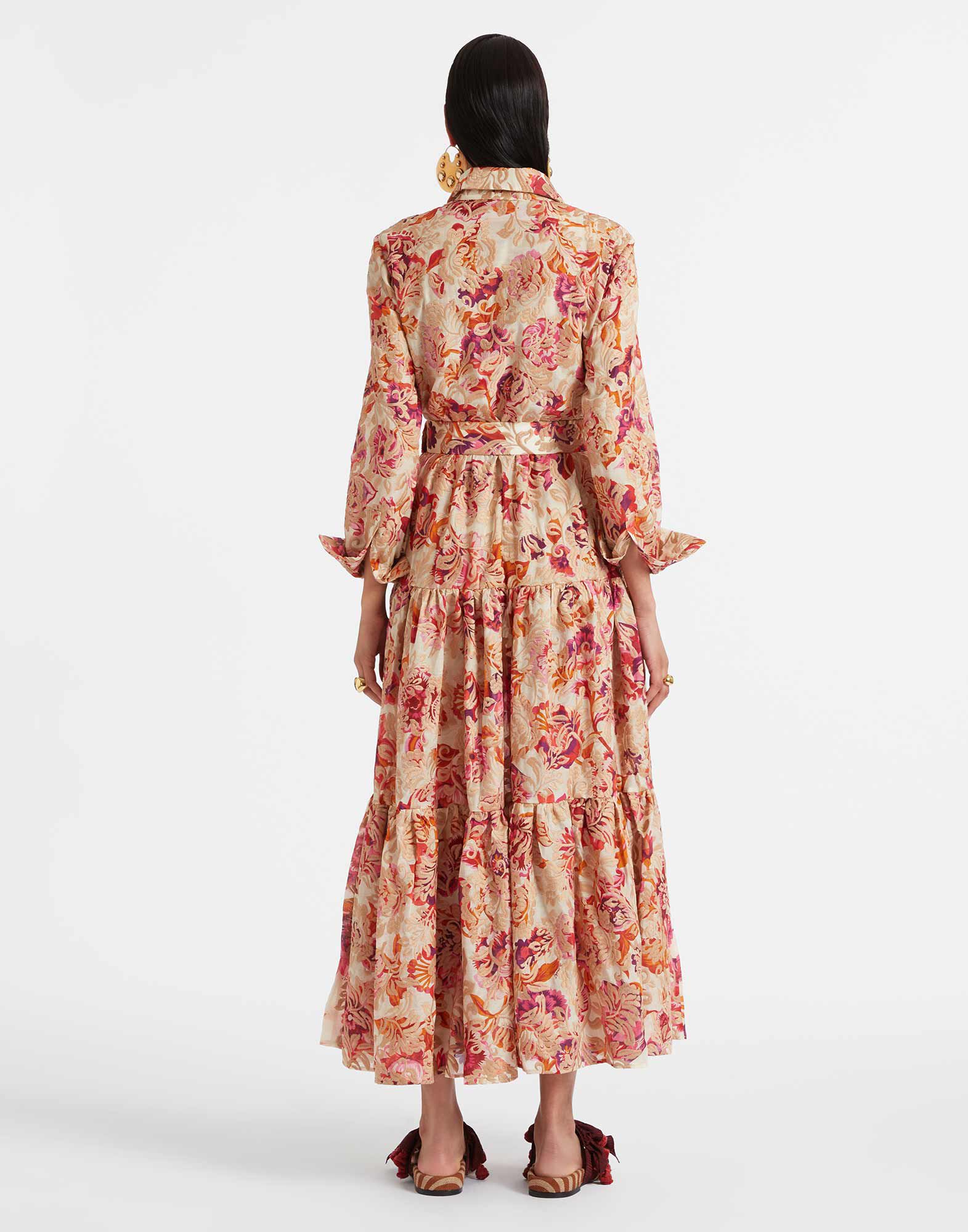 La DoubleJ Bellini Dress Hottie Cream DRE0016EMB029HOT01WH03