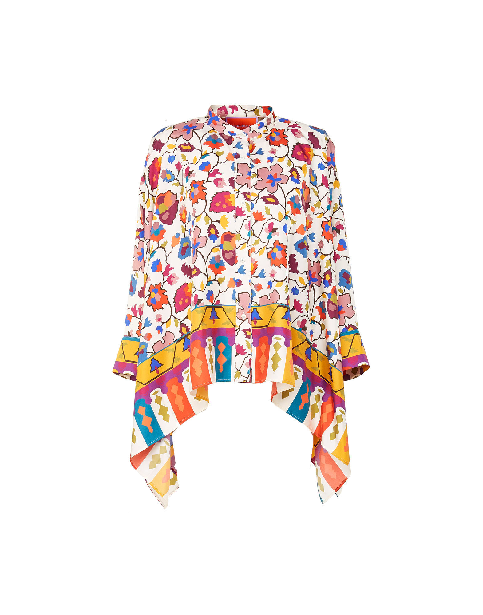 La DoubleJ Foulard Shirt Maple Plac&eacute;e SHI0059SIL006MAP0003