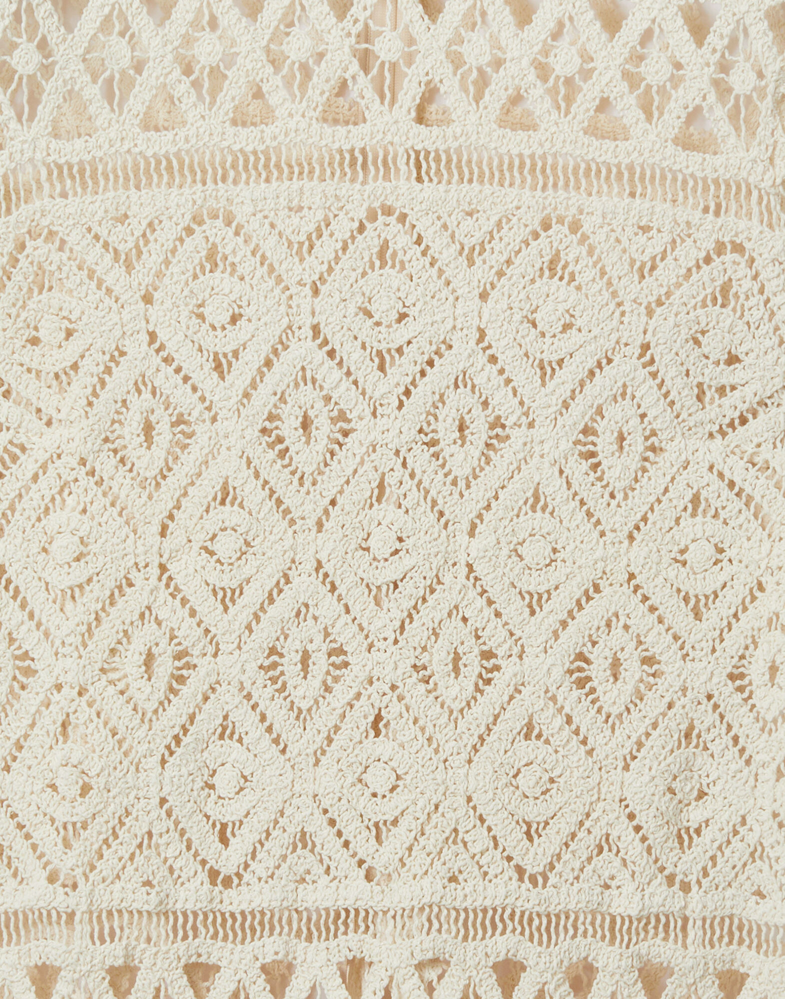 La DoubleJ Lacey Mini Swing Dress Plaza Cream DRE0634JCQ080PLA03WH03