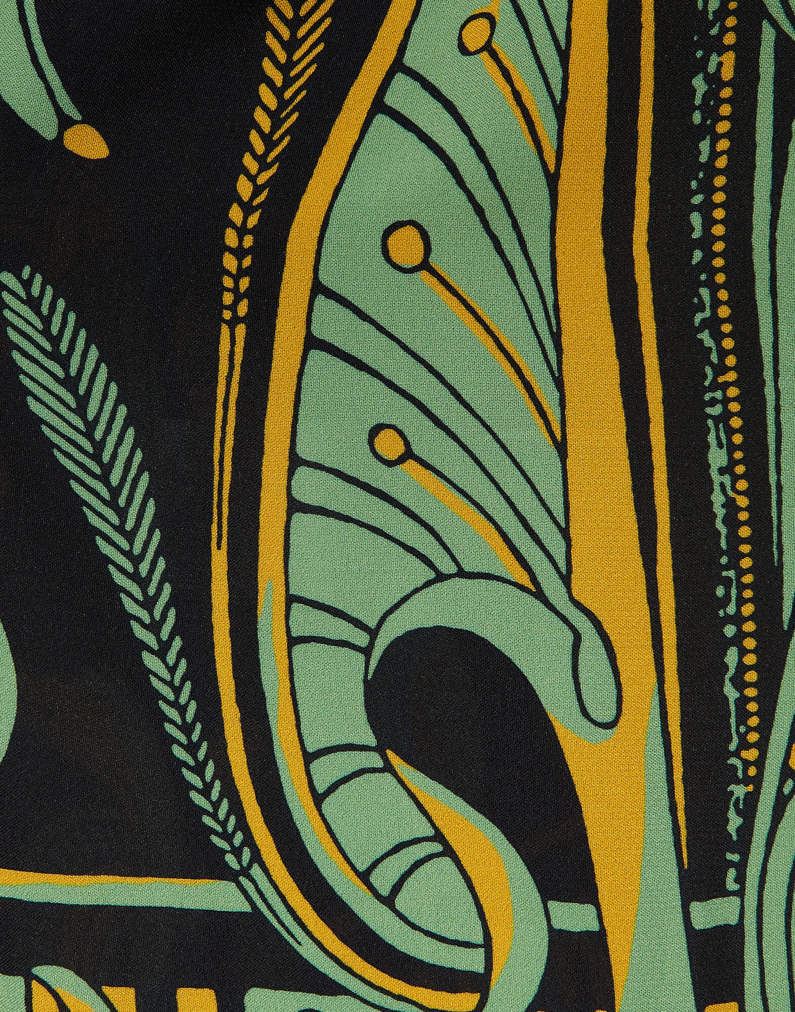 La DoubleJ Visconti Dress The Nile Plac&eacute;e Black DRE0041VIS001NIL01BL01