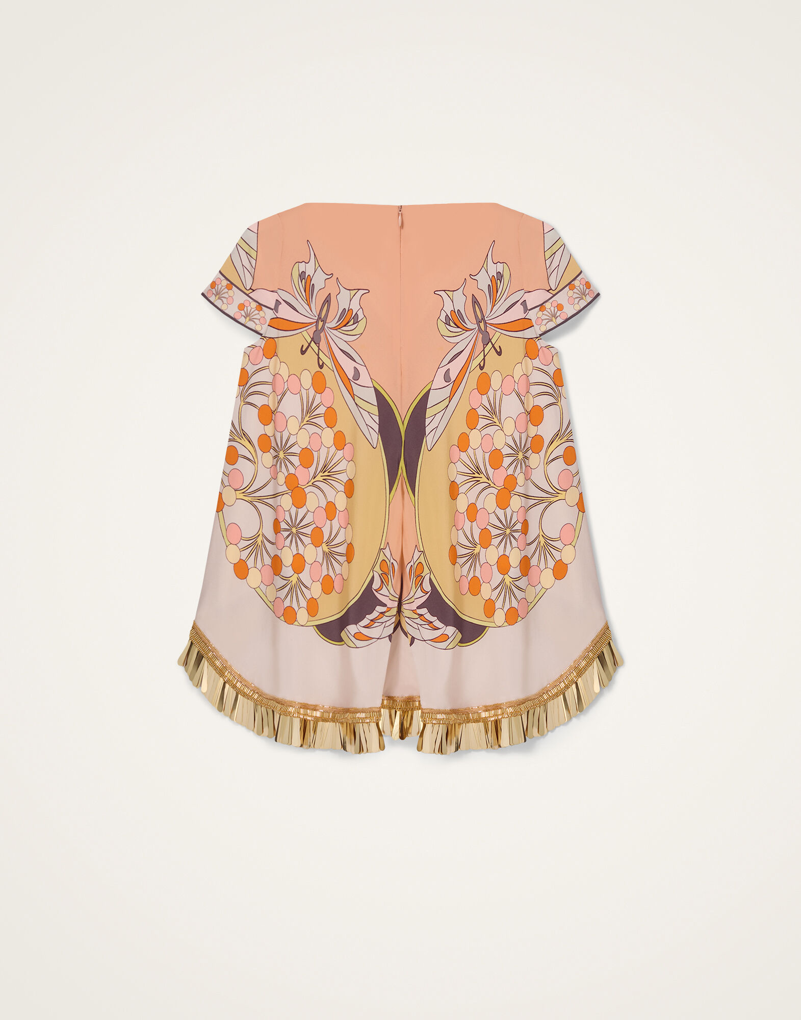 La DoubleJ La Scala High Top Florette Plac&eacute;e Pale Pink TOP0194CRE010FLO08PI02