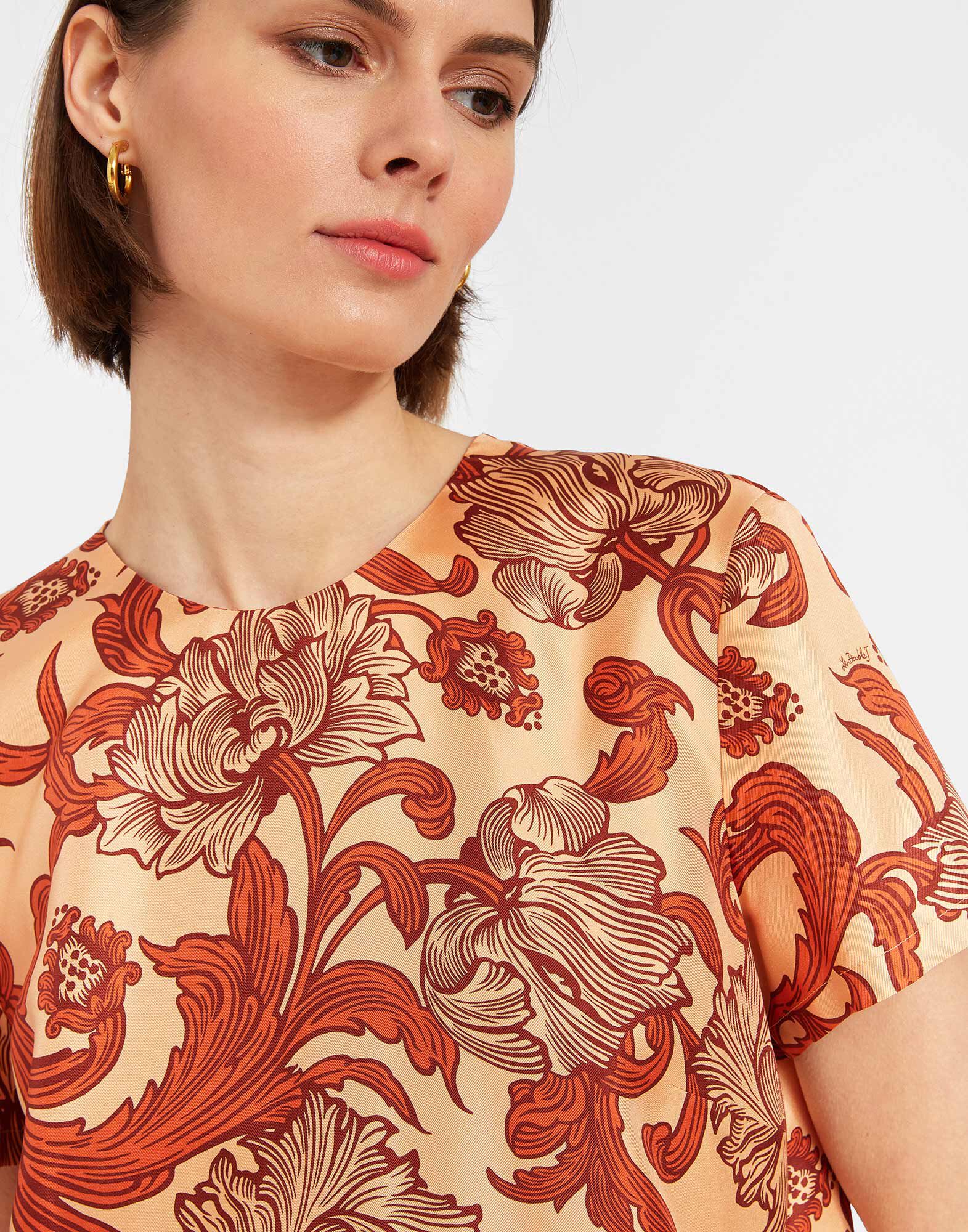 La DoubleJ Swing Dress Reef Pale Pink DRE0316SIL001REE01PI02